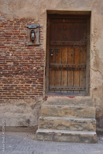 old wooden door