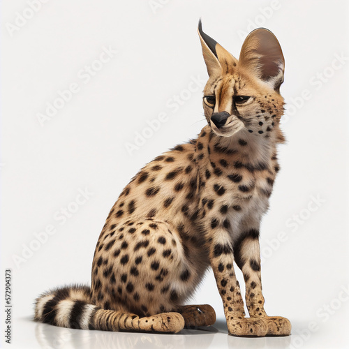 serval created witch Generative AI technology photo