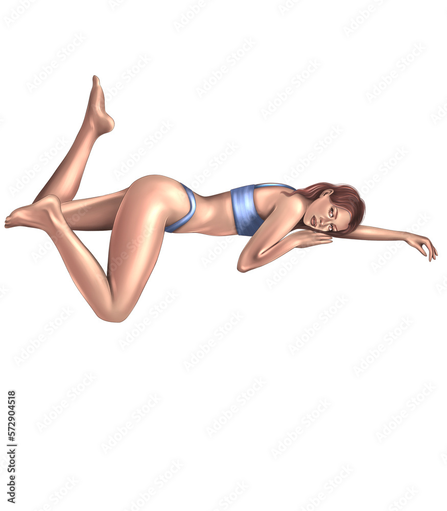 Beautiful girl taking a sunbath Beautiful girl taking a sunbath