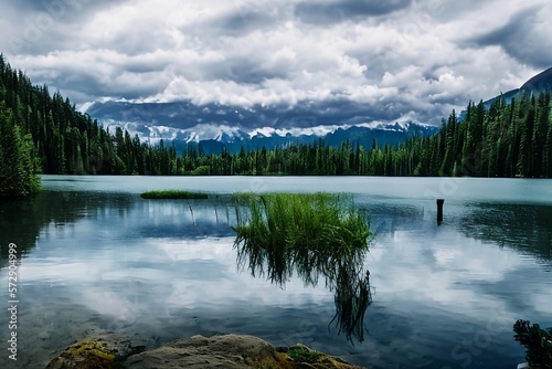 lake in the mountains