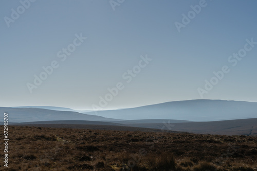 View of Hills in Teesdale  County Durham  UK