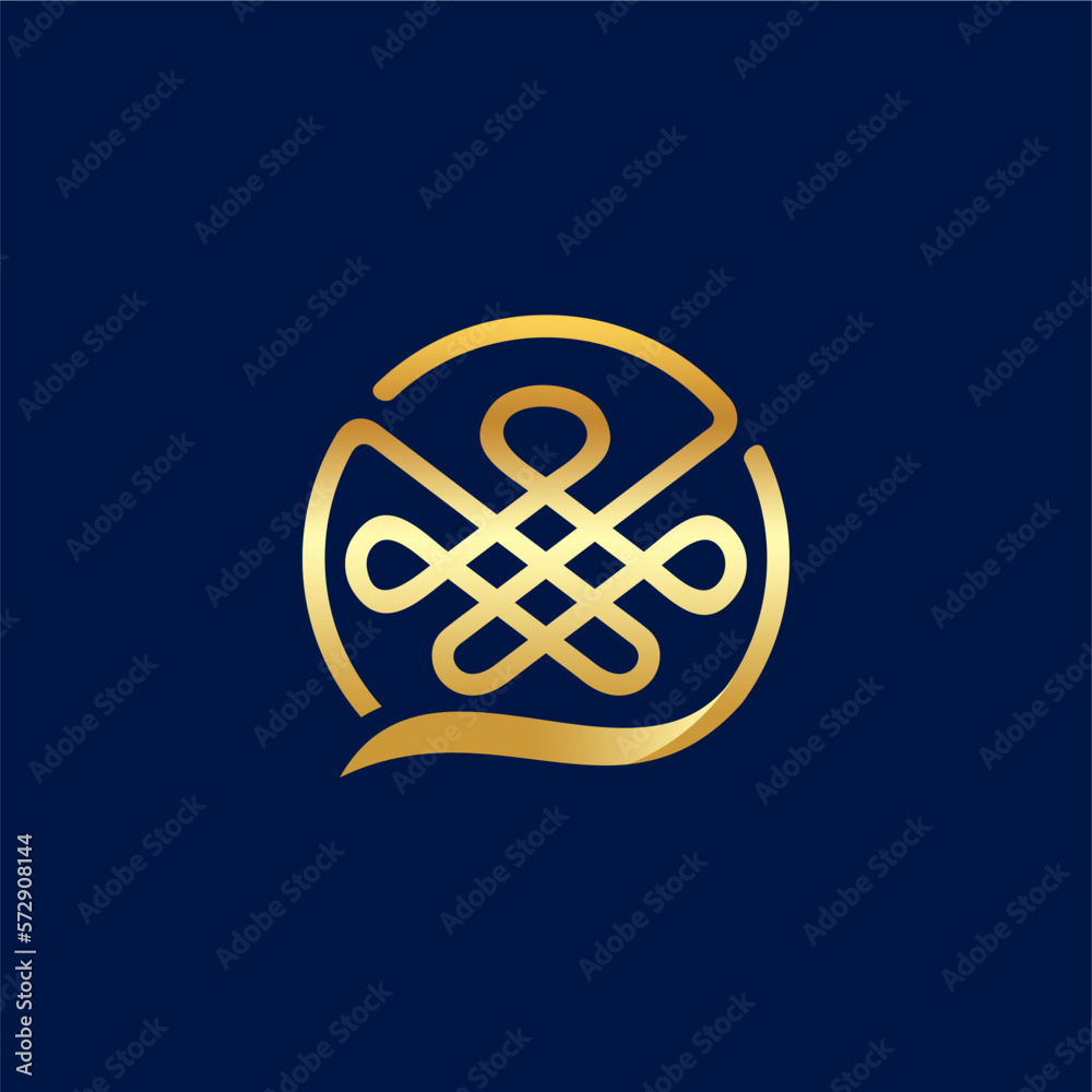abstract golden nutrition logo for your company abstract golden nutrition logo for your company