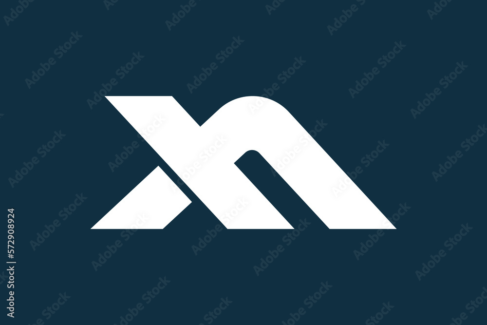 Obraz premium Minimal and creative Latter XH, XF, Logo