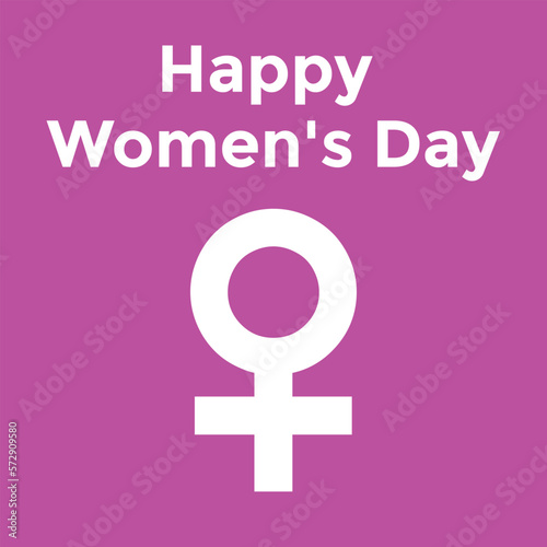 Happy Women's day wishes template 