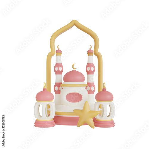 Ramadhan kareem 3d decoration