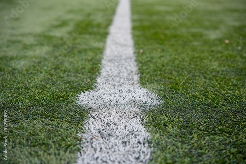 the lines on a soccer field