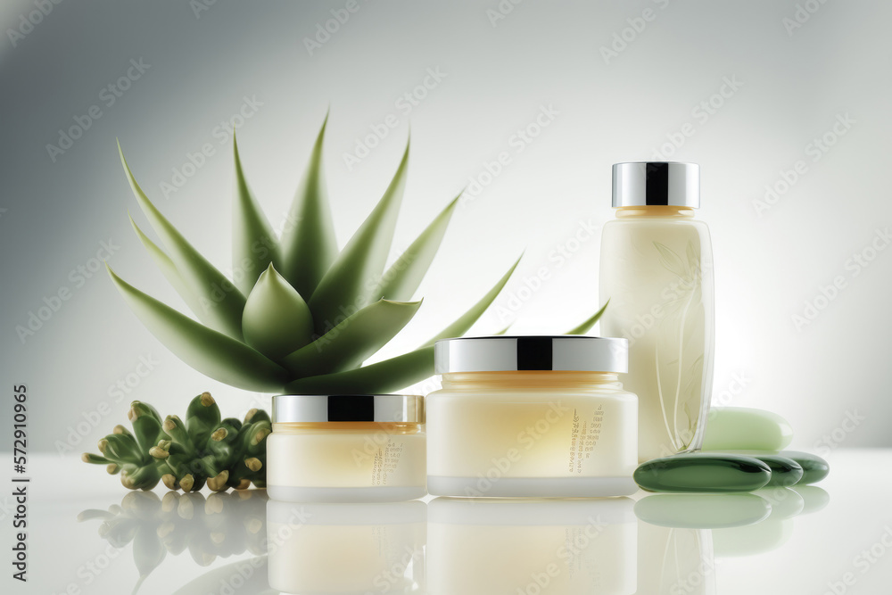 Luxury cosmetic background. Illustration AI Generative Luxury cosmetic background. Illustration AI Generative