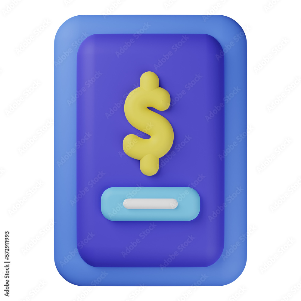 Smartphone with dollar sign on the screen mobile payment services finances app financial banking technology concept 3d Smartphone with dollar sign on the screen mobile payment services finances app financial banking technology concept 3d