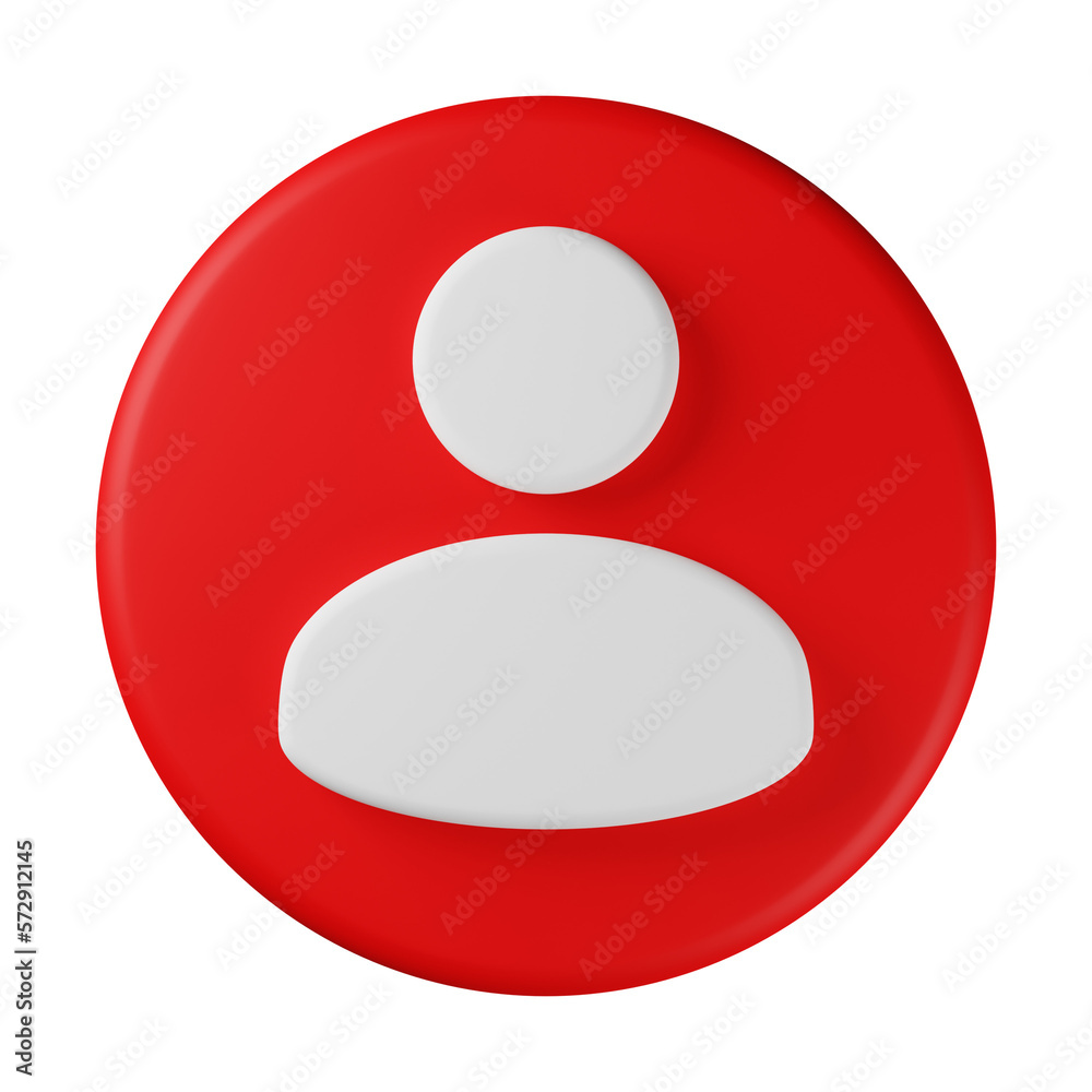 icon symbol or website admin social login element concept 3d rendering icon symbol or website admin social login element concept 3d rendering