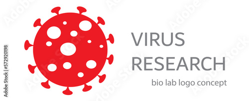 Medical lab logo concept, logotype template, medical logo vector illustration