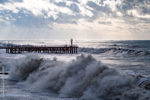 Fototapeta Storm at the Black Sea