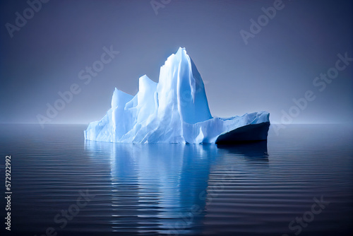 iceberg in the sea. Generative AI
