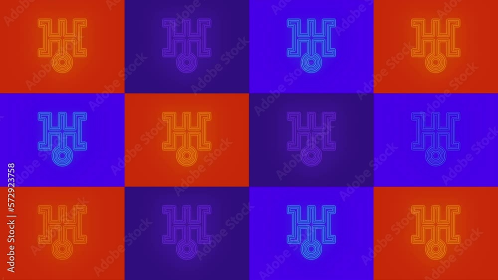 Colorful Japan icon pattern with led light in club style, motion abstract disco, club and party style background Colorful Japan icon pattern with led light in club style, motion abstract disco, club and party style background