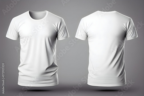 white t shirt mock-up male shirt mockup