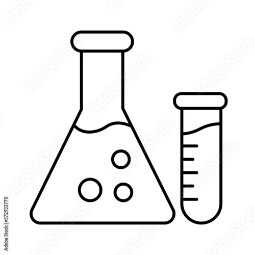 Beaker Vector Icon 

