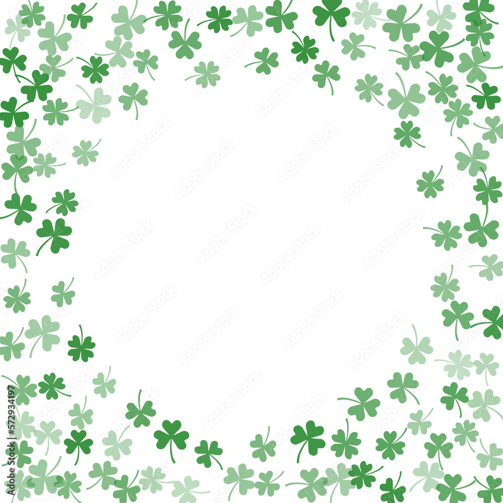 St. Patrick's day clover frame