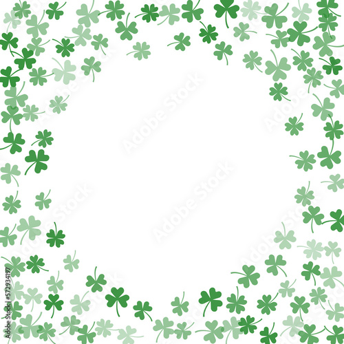 St. Patrick's day clover frame