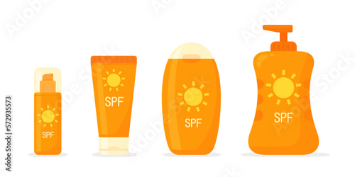 Sunscreen Lotion protects skin from the sun during summer.