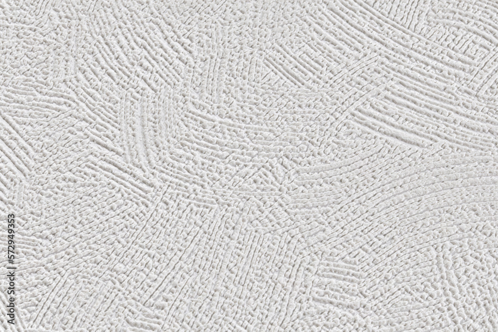 Light gray texture background of paper wallpaper with uneven stripes similar to plaster. Light gray texture background of paper wallpaper with uneven stripes similar to plaster.