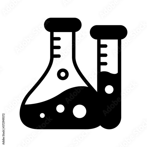 Conical Flask Vector Icon

