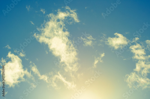 Beautiful clouds in the sky. Clouds background.