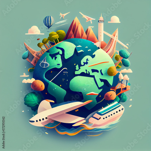 World travel concept.