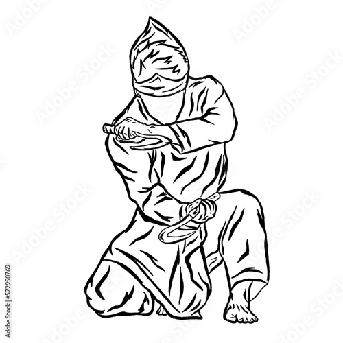 Wallpaper Mural artline pencak silat Torontodigital.ca