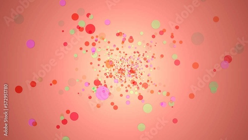 abstract pink background with bubbles