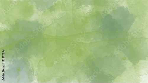 Green watercolor background for textures backgrounds and web banners design