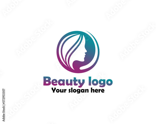 Female logo templates collection, Beauty woman logo for your business