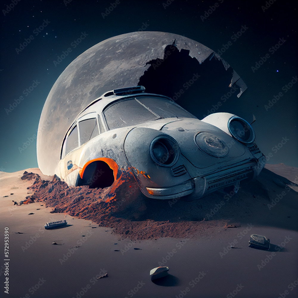 alien planet in space