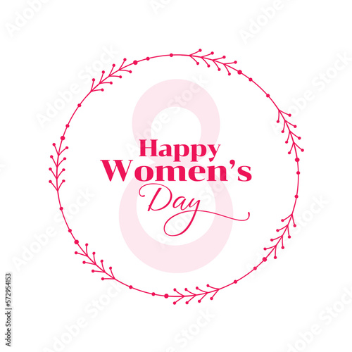 happy women's day greeting background for mother love and respect