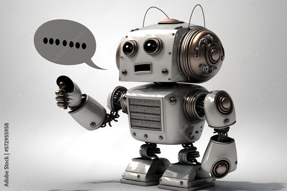 Generative Ai image of Artificial intelligence Chat GPT robot.
Generative Ai image of Artificial intelligence Chat GPT robot.