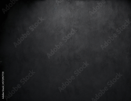 Black concrete wall texture background. Generative AI.