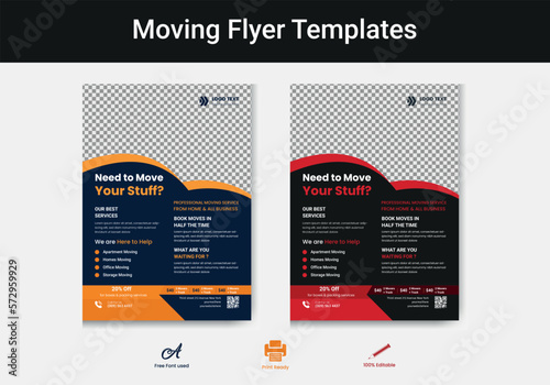 Moving Services Flyer Templates	
