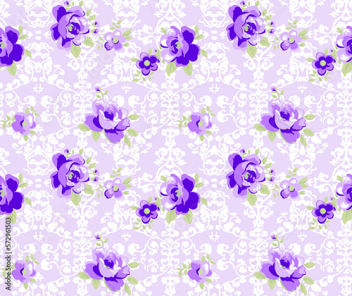 Textile and digital seamless pattern design 