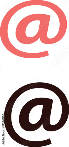 e mail address symbol