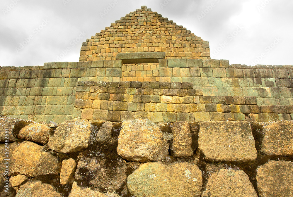 Ingapirca, the temple of the sun in Ecuador