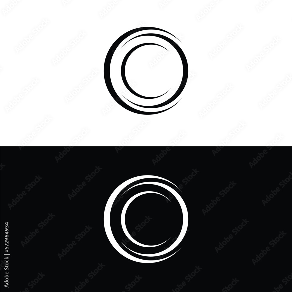 Round circular banner frames, borders . Circle vector logo Round circular banner frames, borders . Circle vector logo