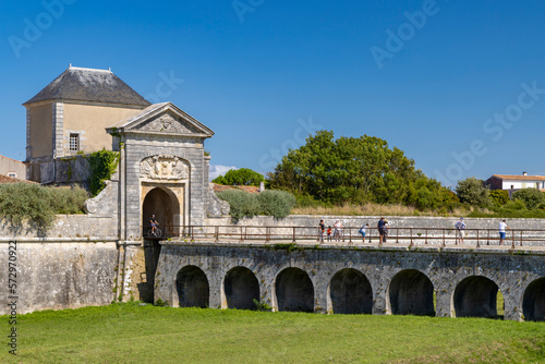 Citadel of Saint Martin on Ile de Re, Charente-Maritime, France