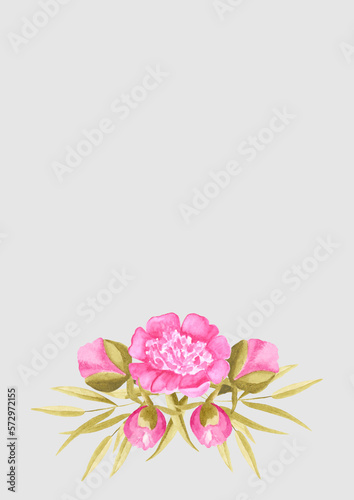 postcard decor for invitation wreath mother's day wedding birthday spring