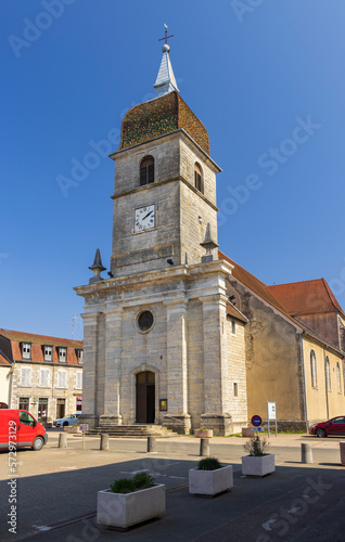 Saint-Nicolas church, Villersexel, Haute-Saone, France