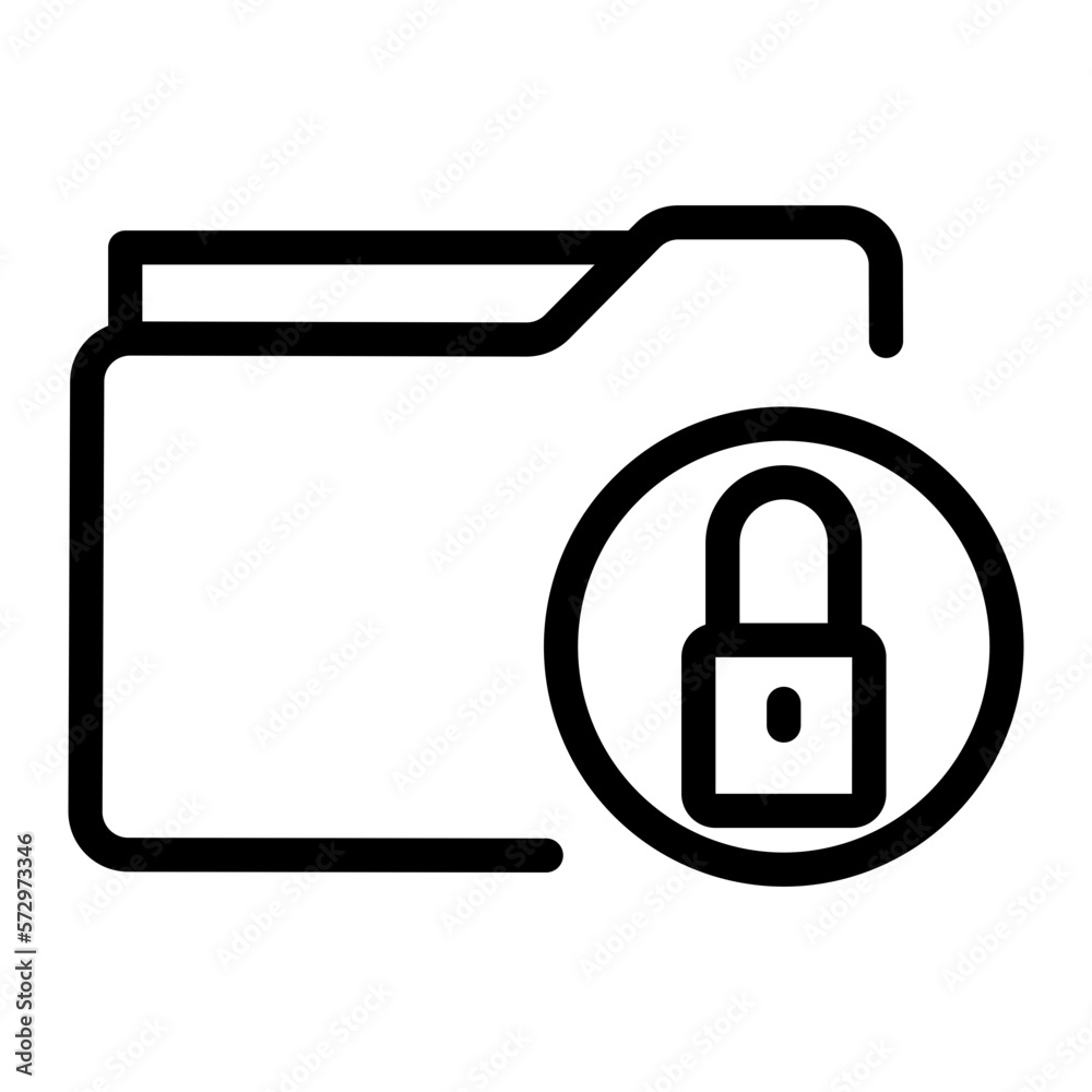 folder line icon folder line icon