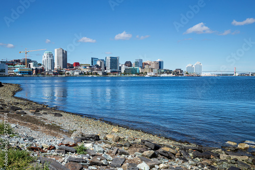 Obraz na płótnie Halifax view from the Georges Island - Halifax, Nova Scotia, Canada