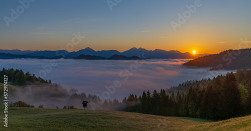 Landscape near Skofja Loka, Slovenia