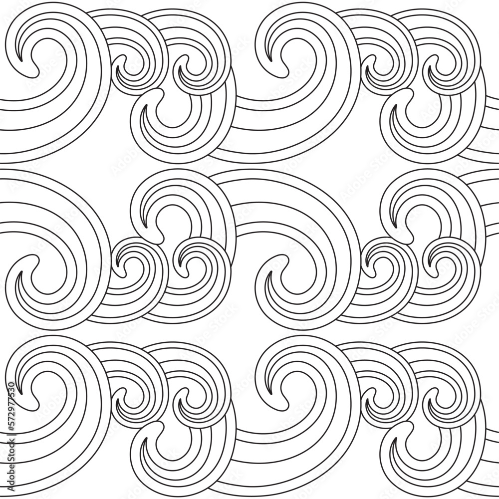 Wavy line pattern, mesh, seamless vector background. Wavy line pattern, mesh, seamless vector background.
