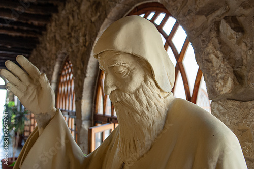 Statue des hl. Charbel, Aannaya, Libanon photo