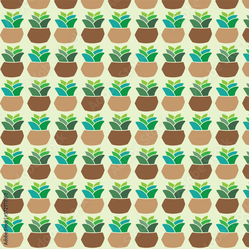 agave seamless pattern background