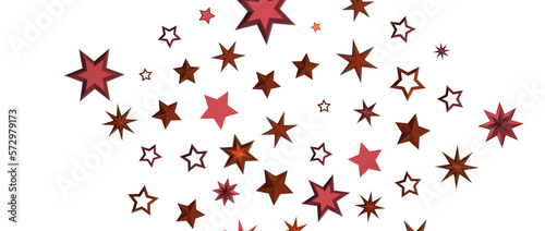 stars. Confetti celebration, Falling golden abstract decoration for party, birthday celebrate, © vegefox.com