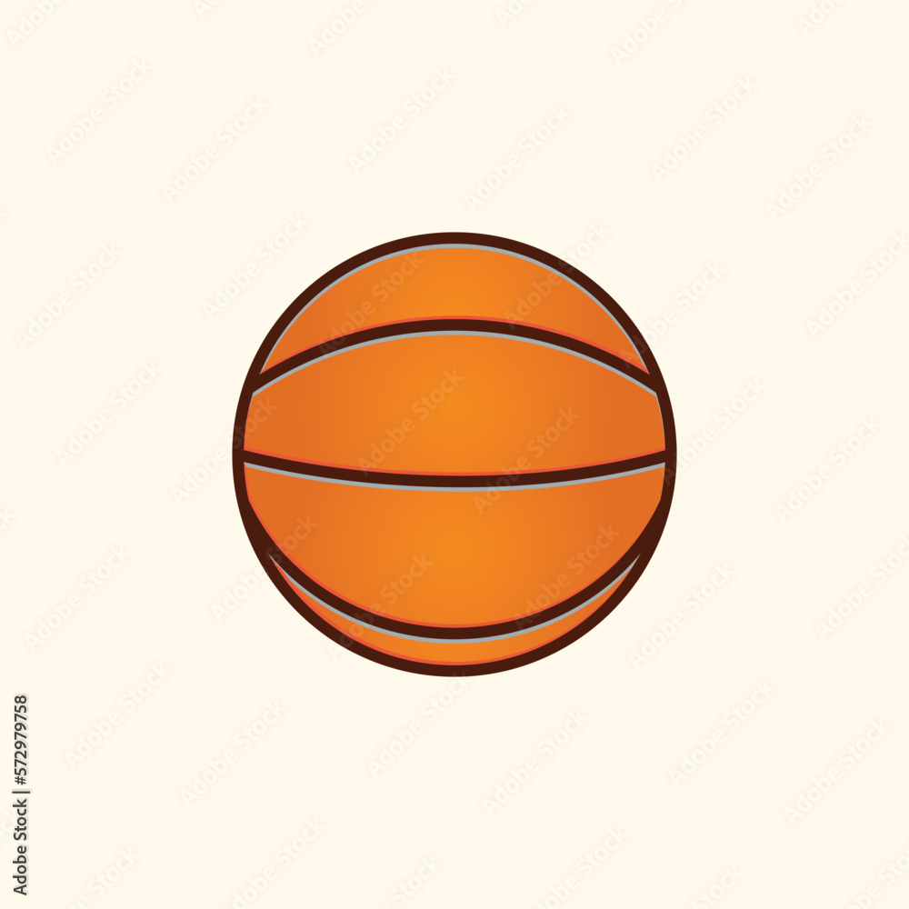 basketball vector logo template